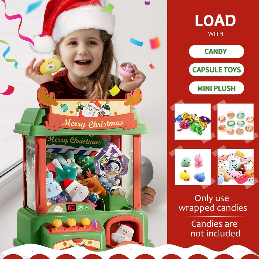 Christmas Claw Machine For Kid - Arcade Toy Claw Vending Machine recensione e prezzo