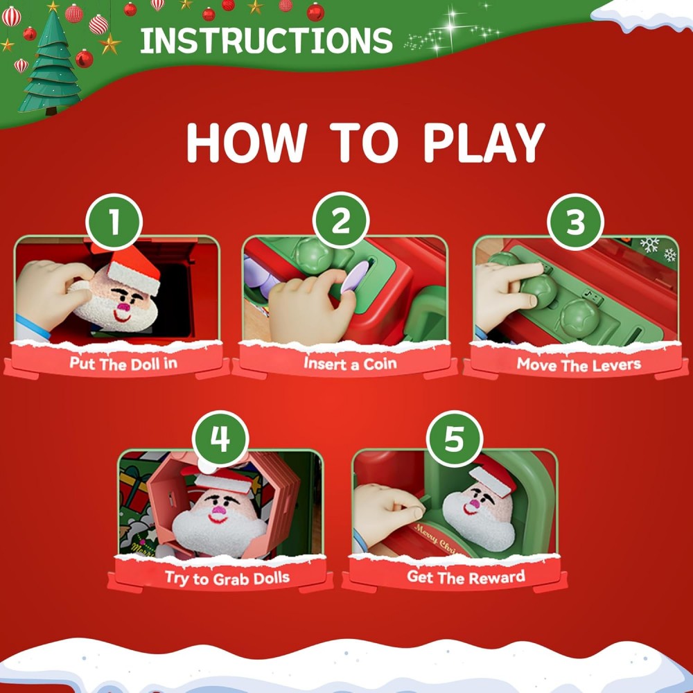 Christmas Claw Machine For Kid - Arcade Toy Claw Vending Machine recensione e prezzo