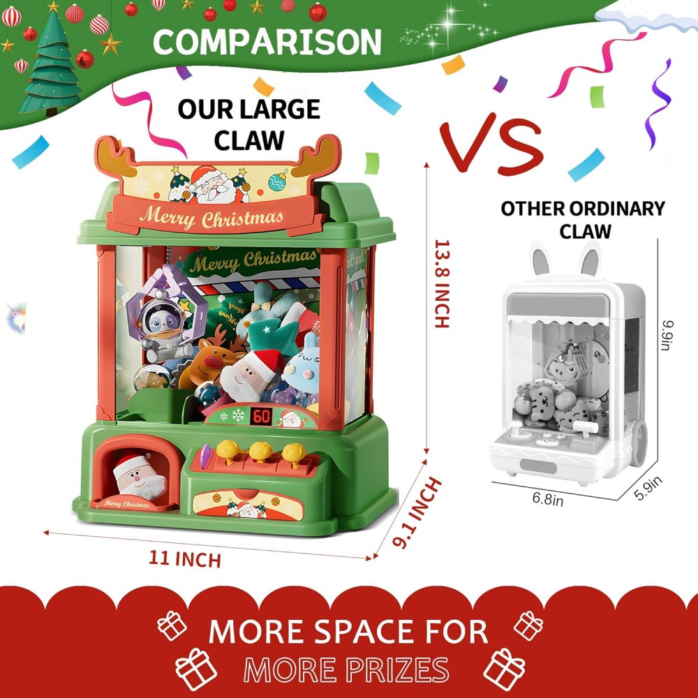 Christmas Claw Machine For Kid - Arcade Toy Claw Vending Machine recensione e prezzo
