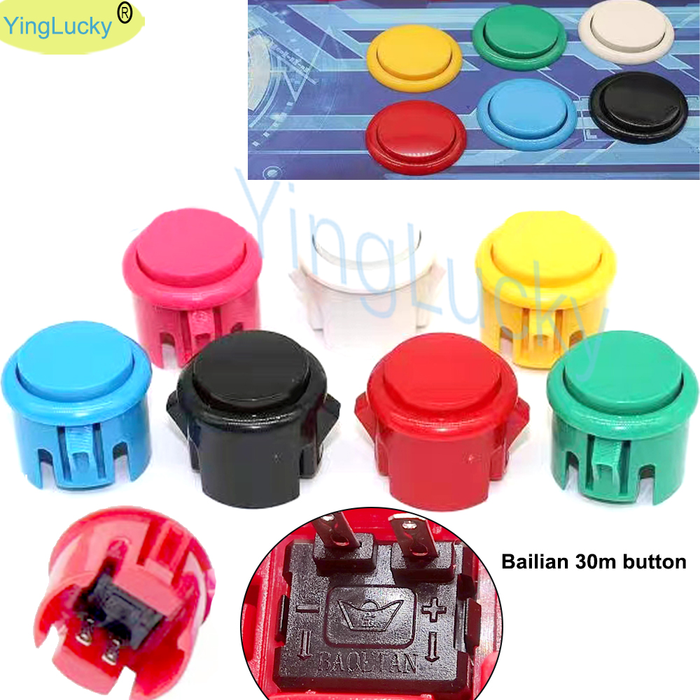 100 pcs Arcade buttons 30mm 24 - Joystick Arcade Parts recensione e prezzo