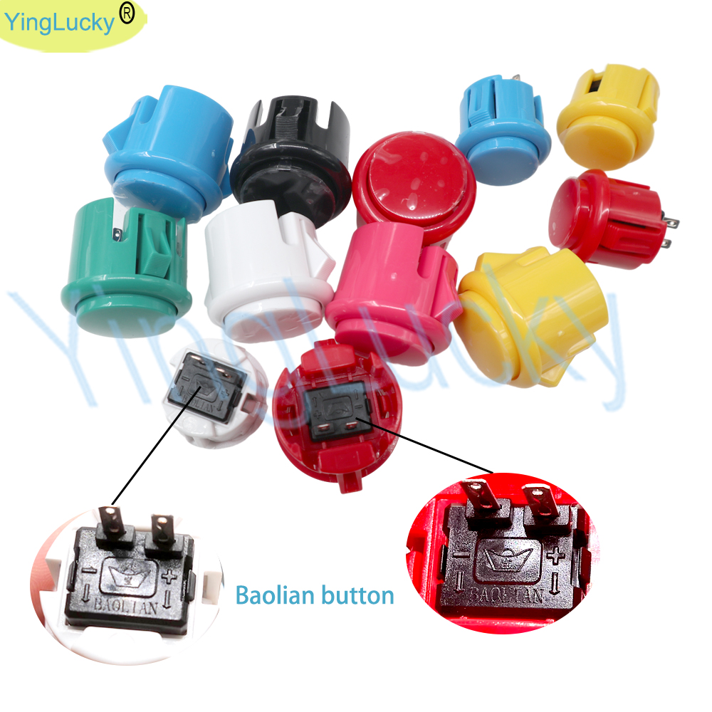 100 pcs Arcade buttons 30mm 24 - Joystick Arcade Parts recensione e prezzo