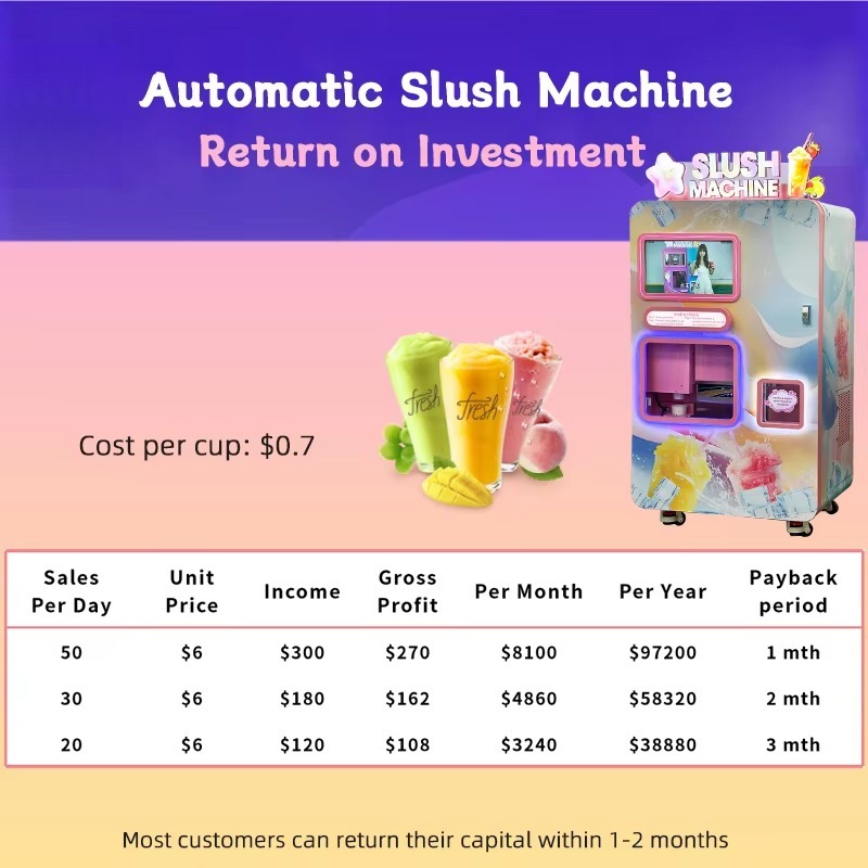 Adjustable Slushie Vending Mac - Slushie Machine Vending recensione e prezzo