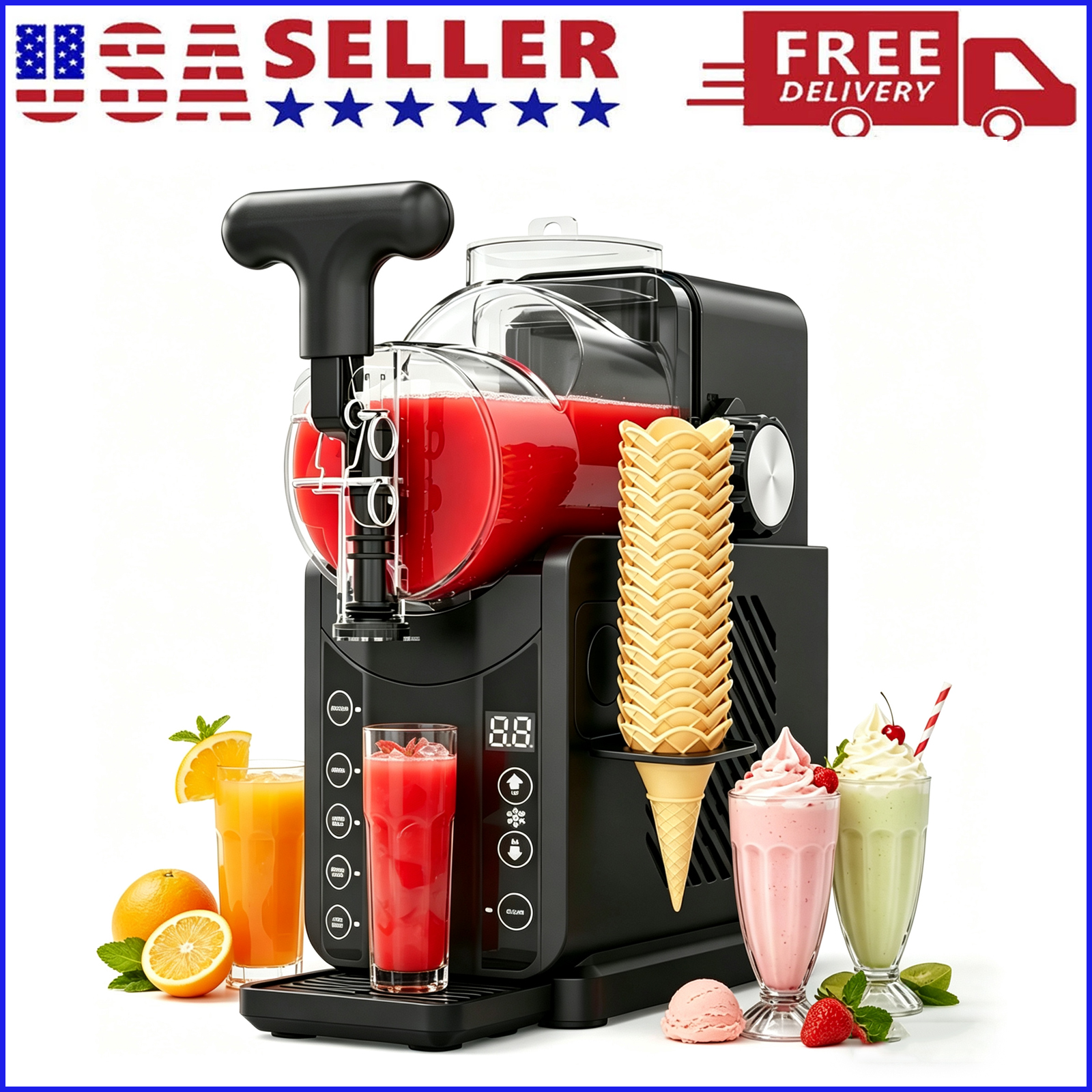 2-in-1 Slushie Machines & Soft - Slushie Machine Vending recensione e prezzo