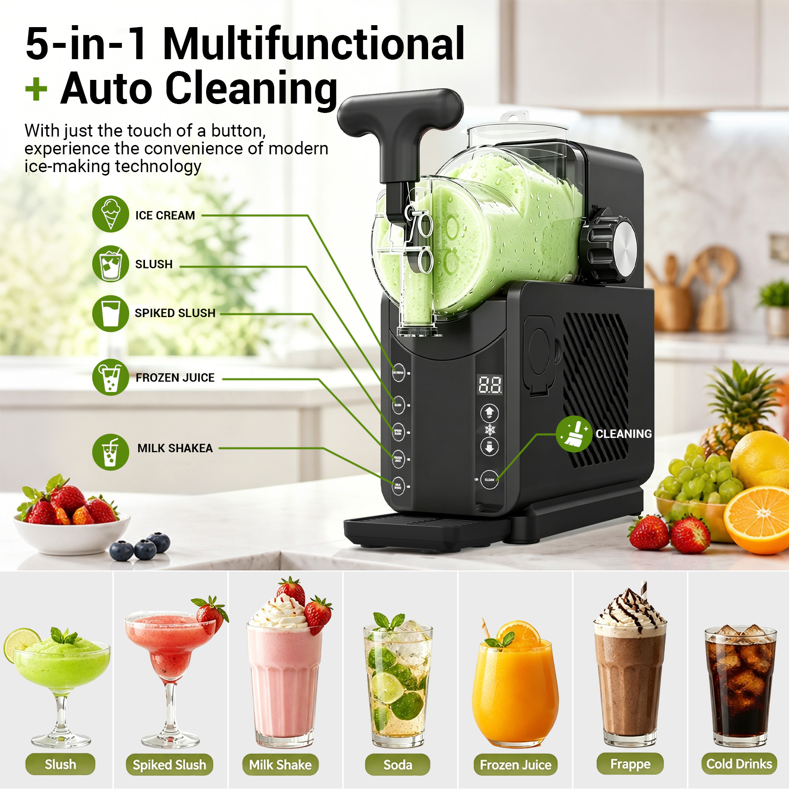 2-in-1 Slushie Machines & Soft - Slushie Machine Vending recensione e prezzo