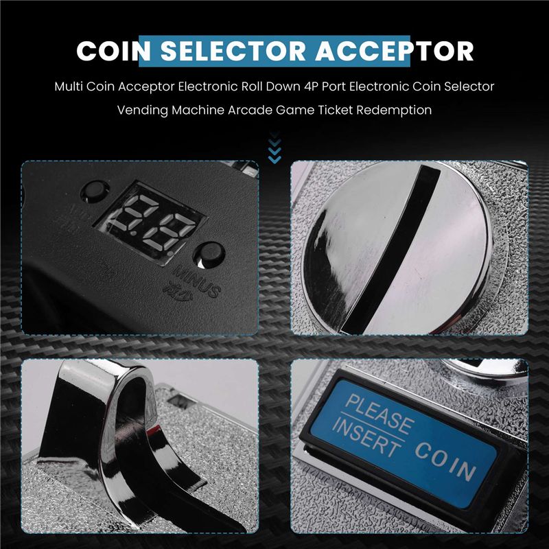Multi Coin Acceptor Electronic - Arcade Ticket Machine recensione e prezzo