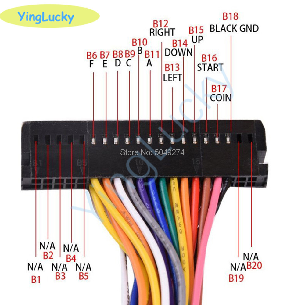 Arcade Cabinet 40-pin Wire Har - Joystick Arcade Parts recensione e prezzo