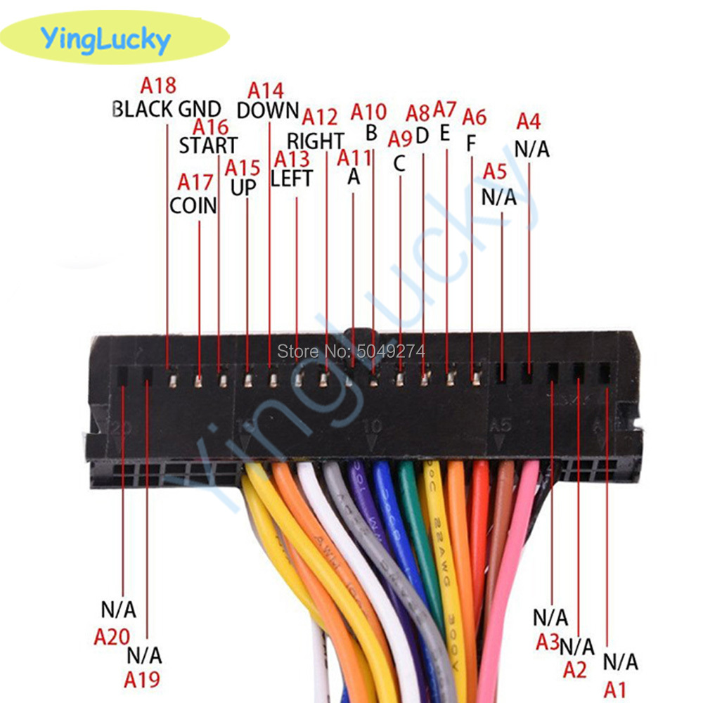 Arcade Cabinet 40-pin Wire Har - Joystick Arcade Parts recensione e prezzo