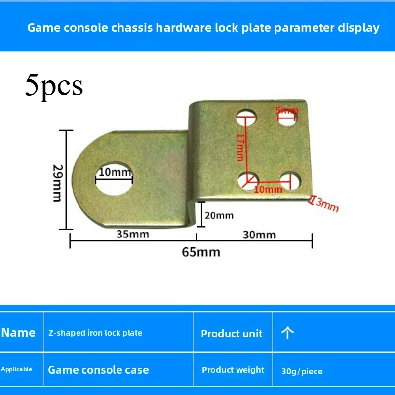 5pcs Z Shape Lock Plate for Ar - Arcade Z recensione e prezzo
