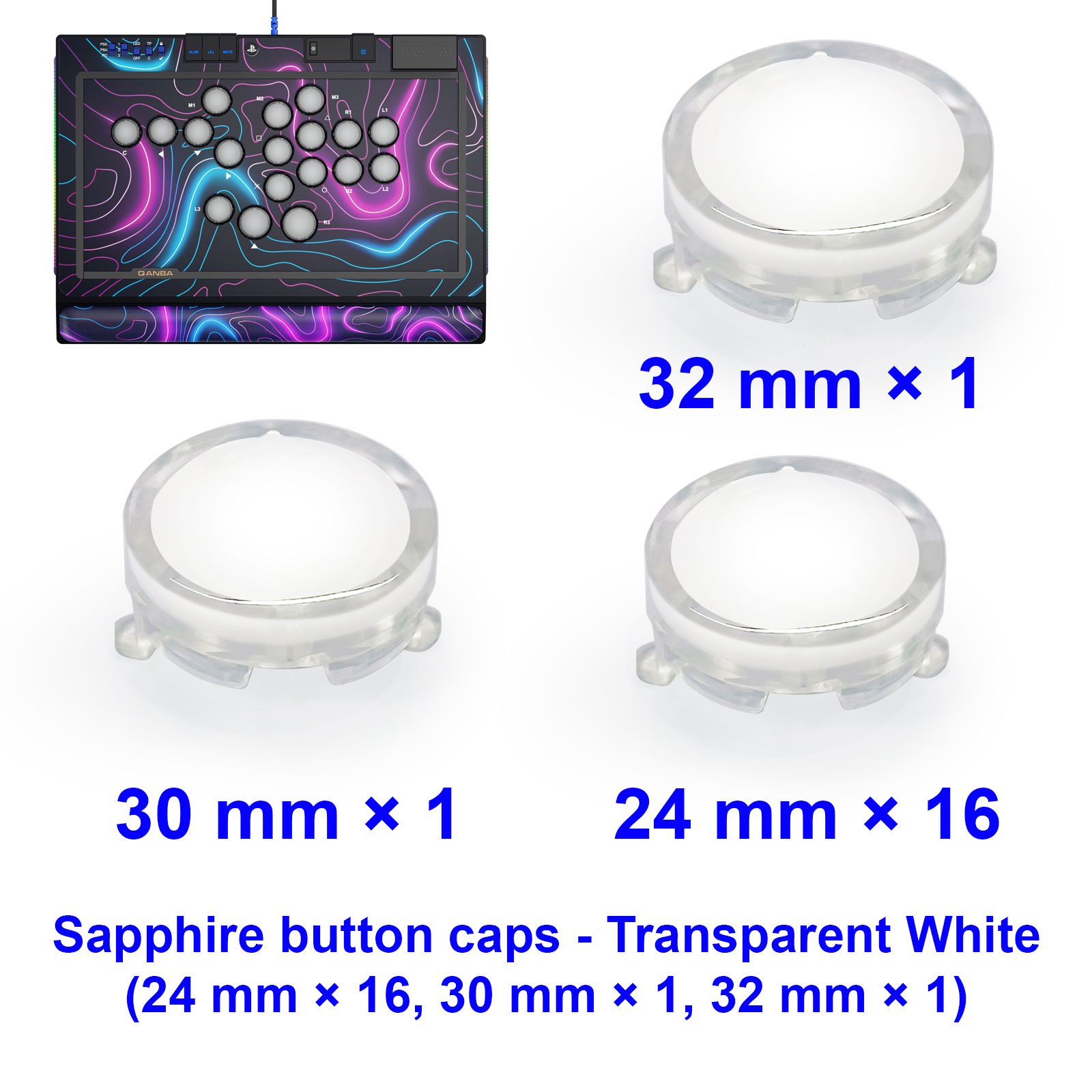 QANBA SAPPHIRE S1 Button Cap A - Joystick Arcade Parts recensione e prezzo
