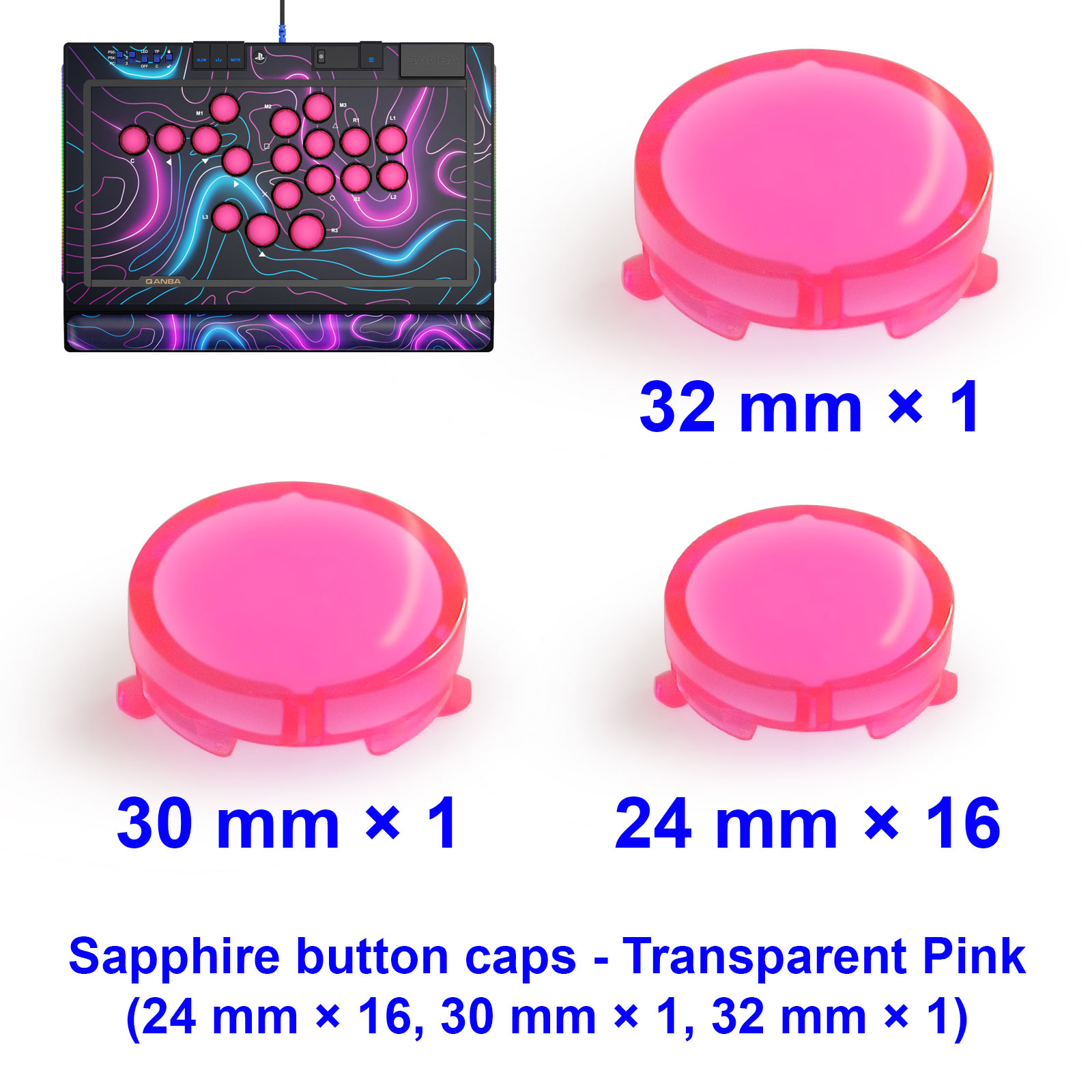 QANBA SAPPHIRE S1 Button Cap A - Joystick Arcade Parts recensione e prezzo