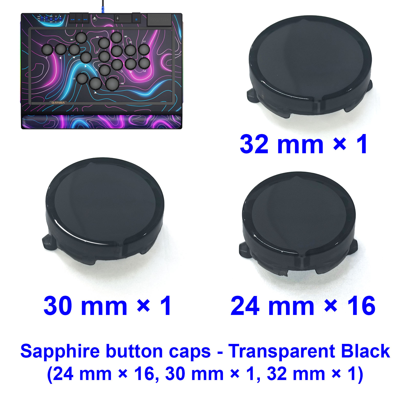 QANBA SAPPHIRE S1 Button Cap A - Joystick Arcade Parts recensione e prezzo