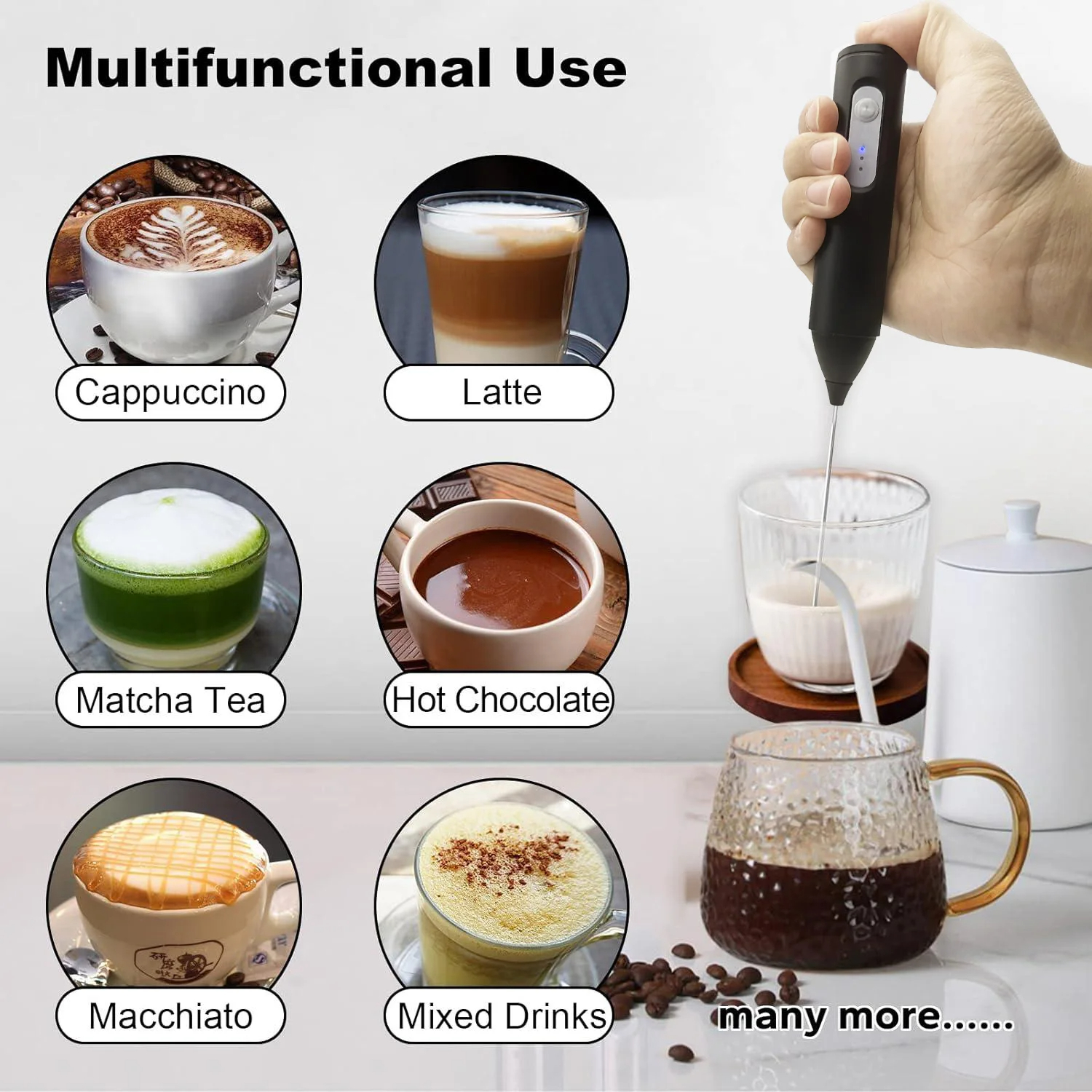 Handheld milk frother, electri - Fruit Slot Machine recensione e prezzo