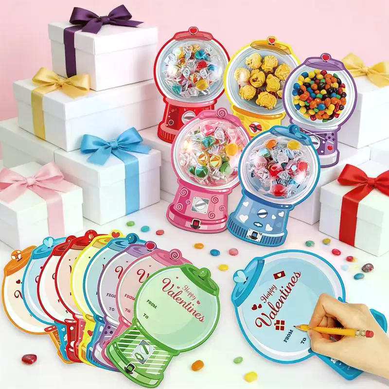 18/36 Pcs DIY Valentines Candy - Bubble Gum Machine recensione e prezzo