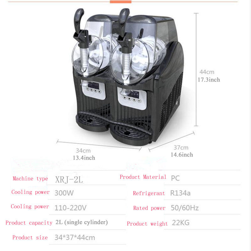 4L 2 Jar Commercial Slushie Ma - Slushie Machine Vending recensione e prezzo
