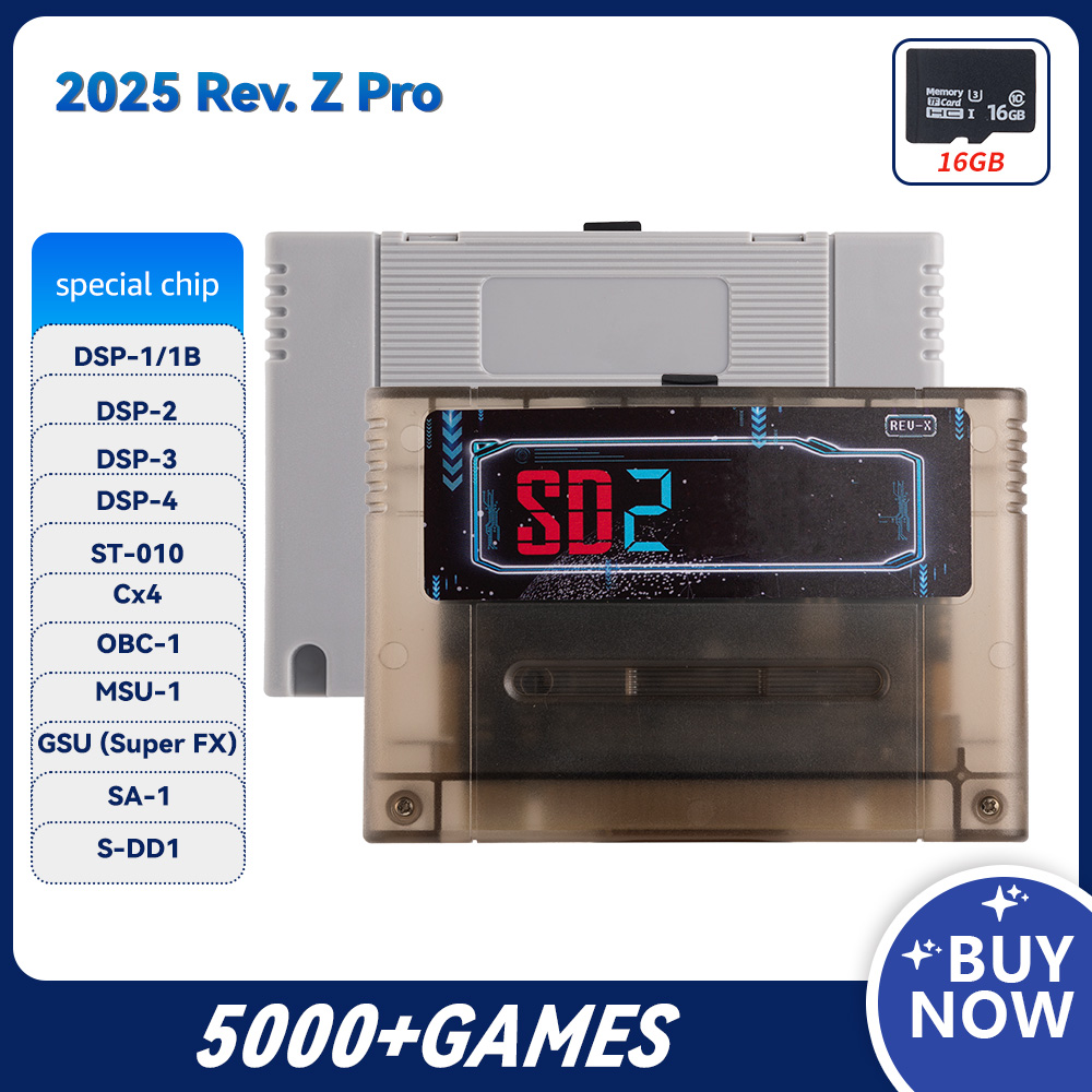 SD2 Game SNES for SD2SNES Rev. - Arcade Z recensione e prezzo