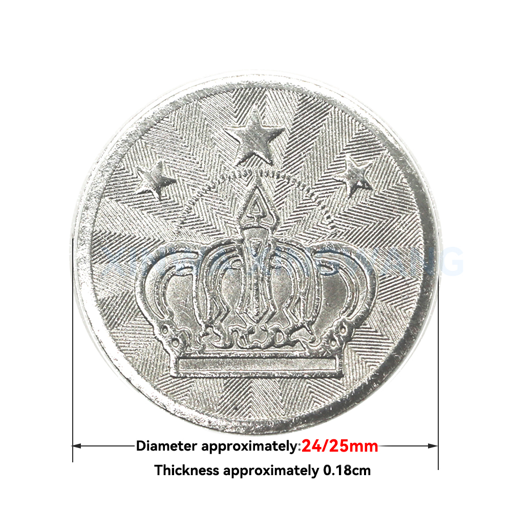 100PCS  Coins Tokens Stainless - Arcade And Vending recensione e prezzo
