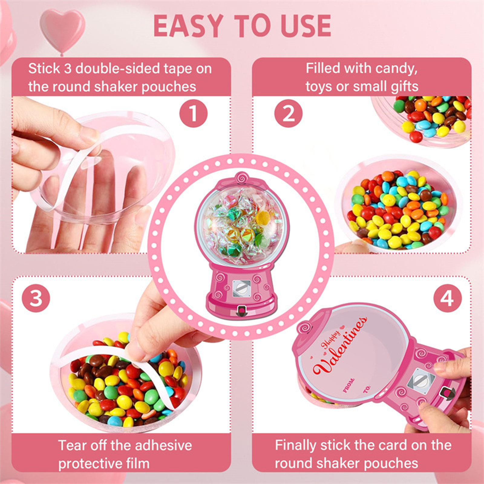 18/36 Pack Valentine Candy Hol - Bubble Gum Machine recensione e prezzo