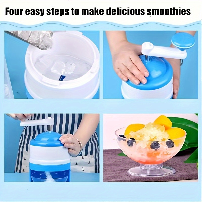 Portable Hand Crank Snow Cone  - Slushie Machine Vending recensione e prezzo